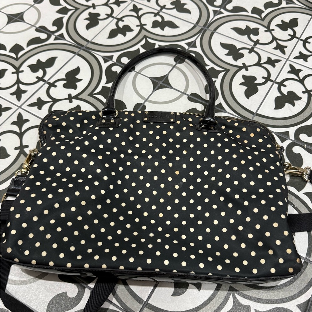 Kate Spade Polka Dot Black and Cream Women's briefcase/bag